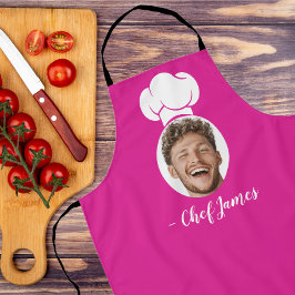 Delantal Chef personalizado con regalo de cocina con foto y