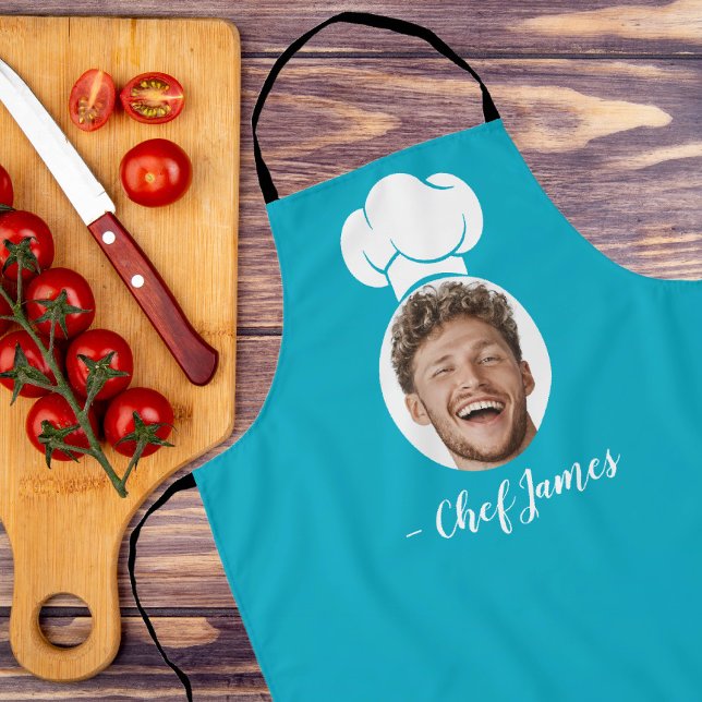 Delantal Chef personalizado con regalo de cocina con foto y (Subido por el creador)