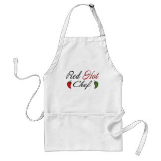 Delantal Chef rojo caliente
