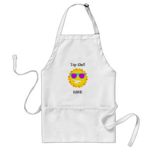 Delantal "¡Chef superior!" Apron del personalizado Sunshine