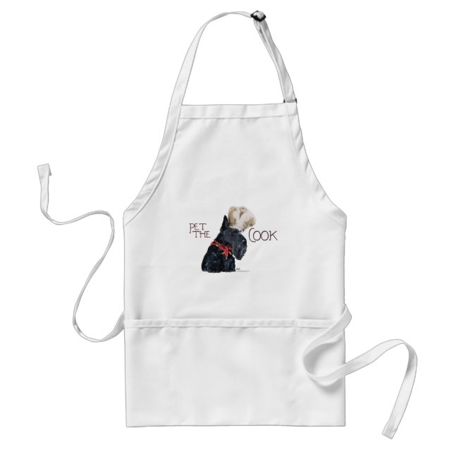 Delantal Chef Terrier Escocés (Frente)