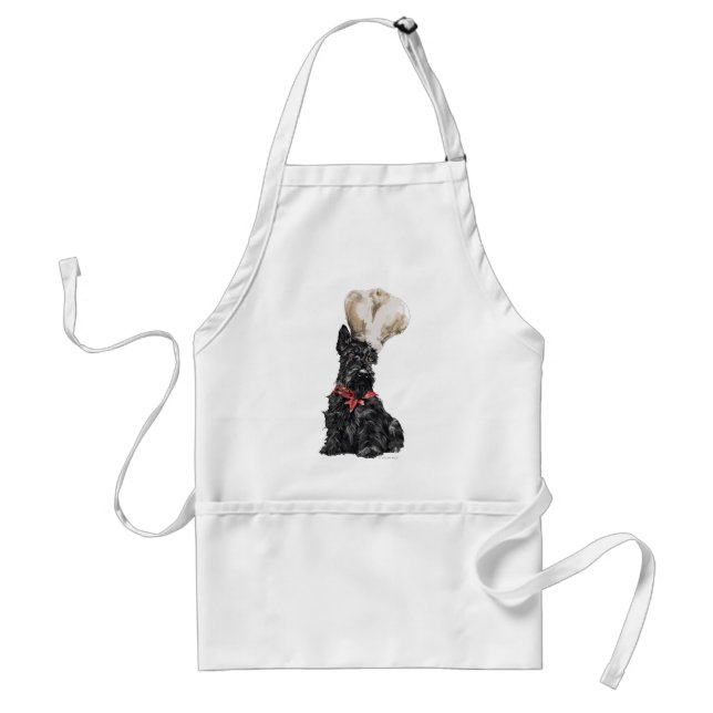 Delantal Chef Terrier Escocés (Frente)