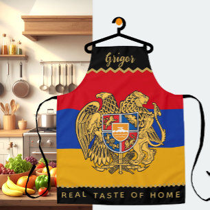 Delantal Chefs de Armenia Apron, Cocina, Bandera Armenia