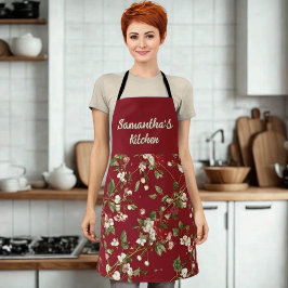 Delantal Cherry Blossom Kitchen Apron