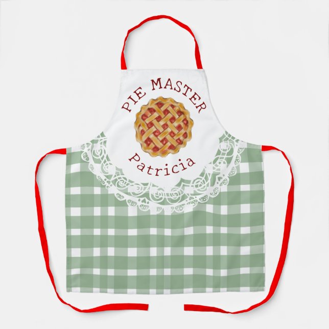 Delantal Cherry Pie Master baker (Anverso)