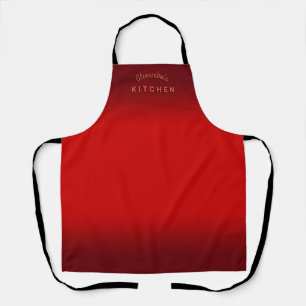 Delantal Cherry Red Ombre