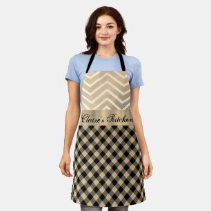 Delantal Chevron Gingham