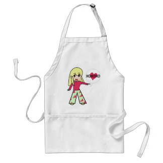 Delantal Chibi Valentine Hearts