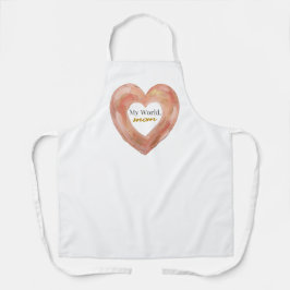 Delantal Chic Minimalist Mother's Day Apron