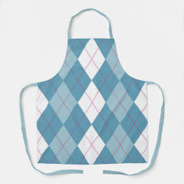 Delantal Chica al lado de Argyle Apron