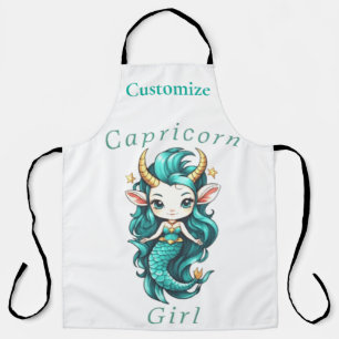 Delantal Chica Capricornio Sirena Thunder_Cove