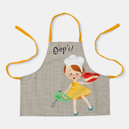 Delantal Chica de pelo rojo Apron