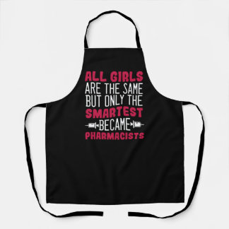 Delantal Chica farmacéutico Chiste Pun Druggist Chemist