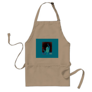 Delantal chica hippie azul