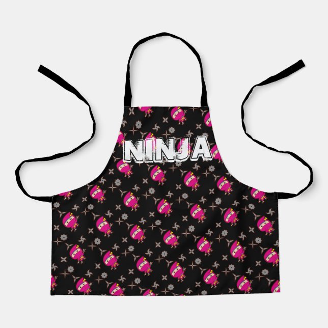 Delantal Chica Ninja (Anverso)