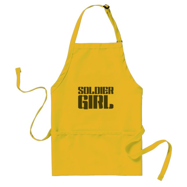 DELANTAL  CHICA SOLDIER (Frente)