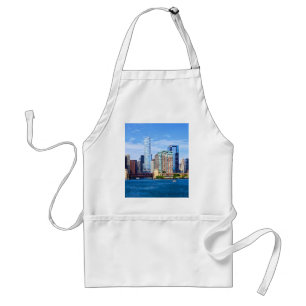 Delantal Chicago IL - Vista desde el lago Michigan