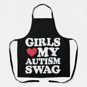Delantal Chicas Aman Mi Swagger de Autismo Divertido Concie