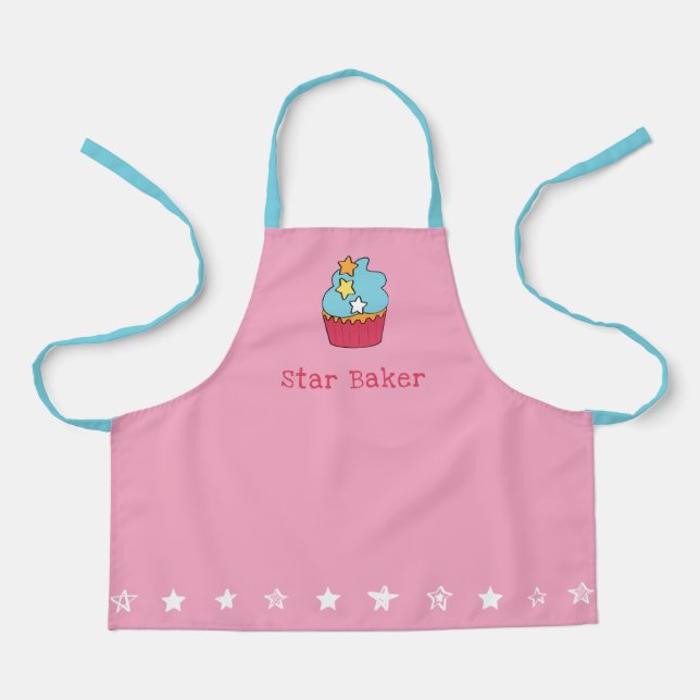 Delantal Chicas Apron Personalizado - Star Baker (Anverso)