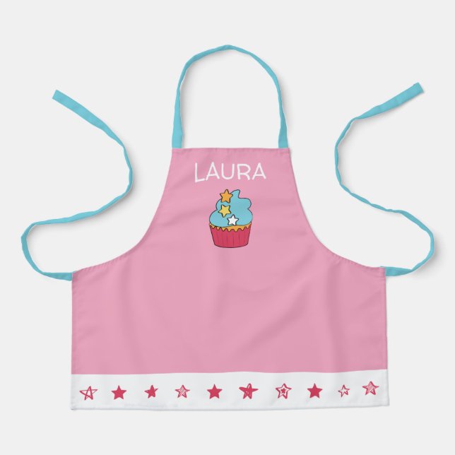 Delantal Chicas de Apron Personalizado para el Baking (Anverso)