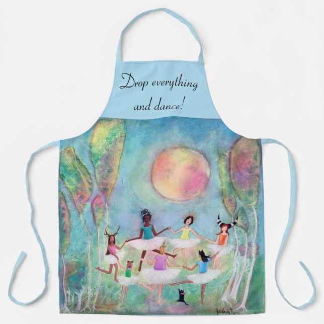 Delantal Chicas de arte caprichoso de Tutus  (Anverso)