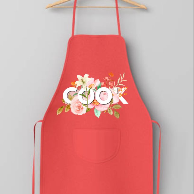 Delantal Chicas de COCINA floral rosada (Subido por el creador)