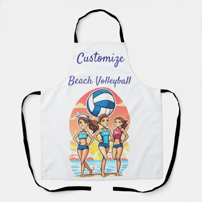 Delantal Chicas de voleibol de playa Thunder_Cove (Anverso)