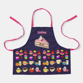 Delantal Chicas dulces cocinando Fiesta de hornear Alimento