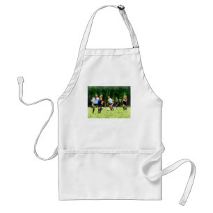 Delantal Chicas jugando al fútbol