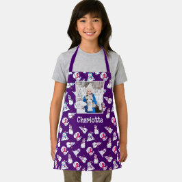 Delantal Chicas Navidades De Fotografía Y Nombre Snowman Pu