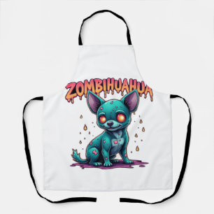 Delantal Chihuahua Chi Chichi Chiwawa Perro Zombie Hallowee
