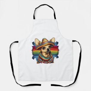 Delantal Chihuahua  México  Cinco de Mayo  Perro Divertido 