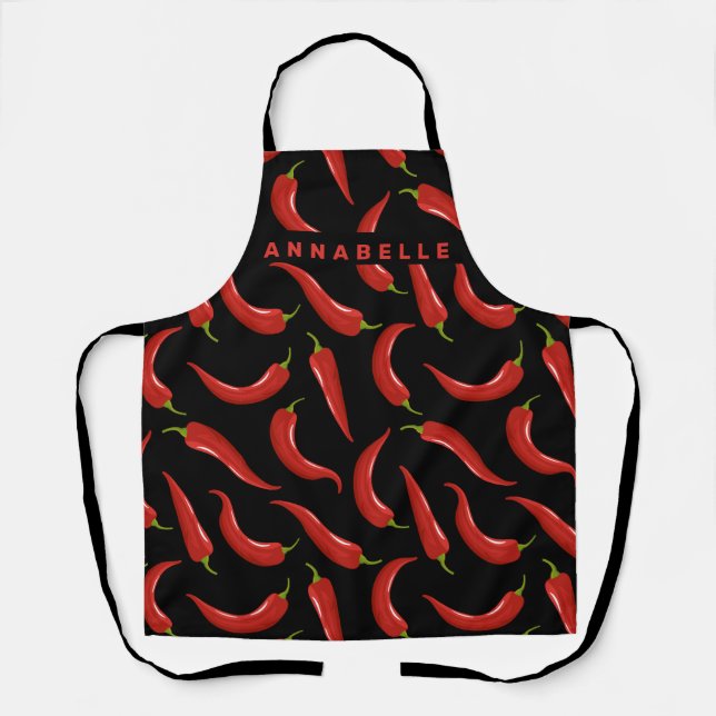 Delantal Chili Pepper Personaliza Apron (Anverso)