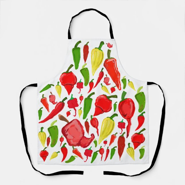 Delantal Chili super caliente (Anverso)