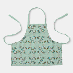 Delantal Chimera - Apron pequeño en el mar de pavo real