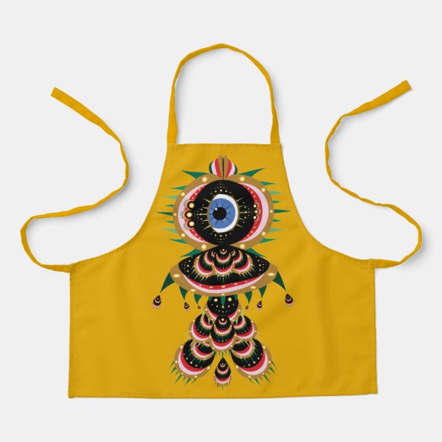Delantal Chimera - Pájaro Pájaro Pequeño Apron (Anverso)