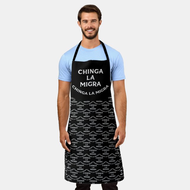 Delantal Chinga LA Migra (Gastado)