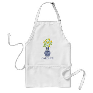 Delantal Chinoiserie Lemon Tree Personalized Apron