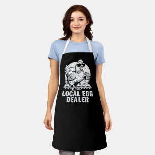 Delantal Chiste de pollo de granja cristiana para comercian