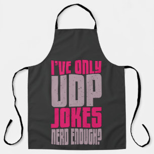 Delantal Chiste udp del programador de informática