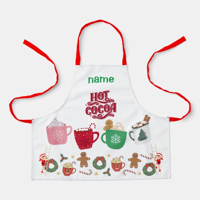 Delantal Chocolate caliente Niñita Apron (Anverso)