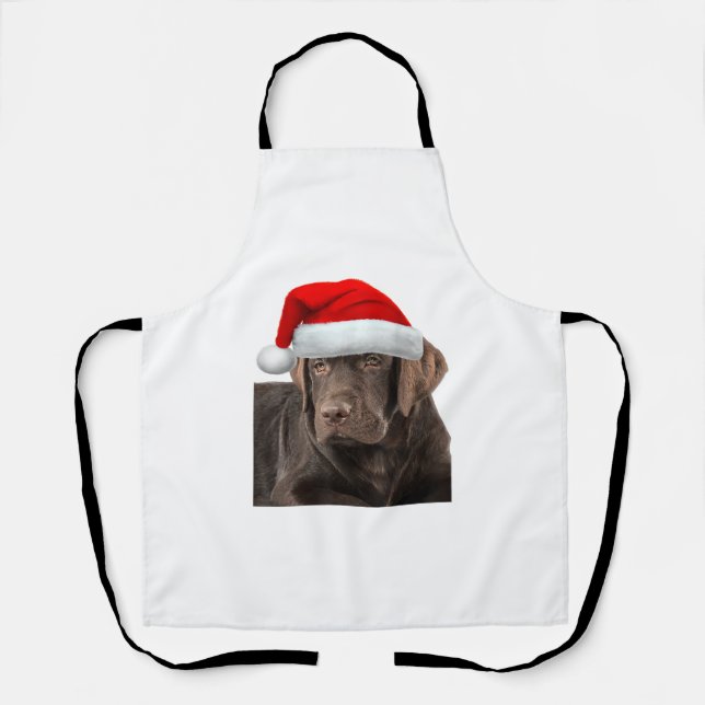 Delantal Chocolate Lab Shirt Labrador Recuperador Perro Chr (Anverso)