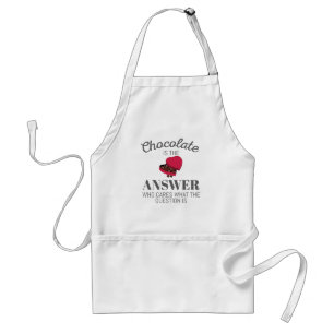 Delantal Chocolate Lover Cita Regalo Chocolate Es La Respue