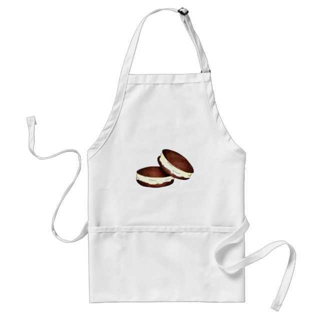 Delantal Chocolate Whoopie Pie PA Dessere Foodie holandés (Frente)