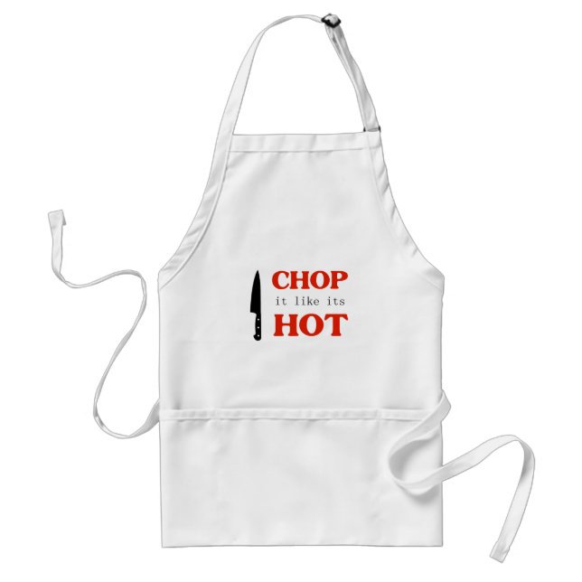 Delantal Chop it like it Hot (Frente)