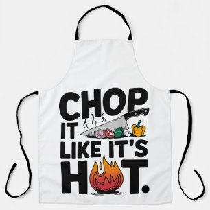 Delantal Chop it like it's Hot - Funny Chef Design Apron