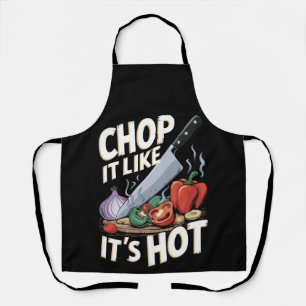 Delantal Chop it like it's Hot - Funny Cooking Design