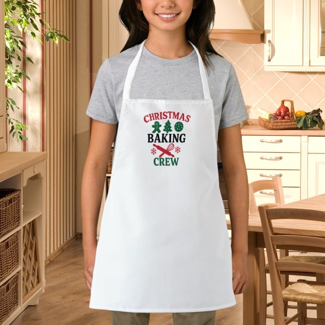 Delantal Christmas Baking Crew Mom children (Subido por el creador)