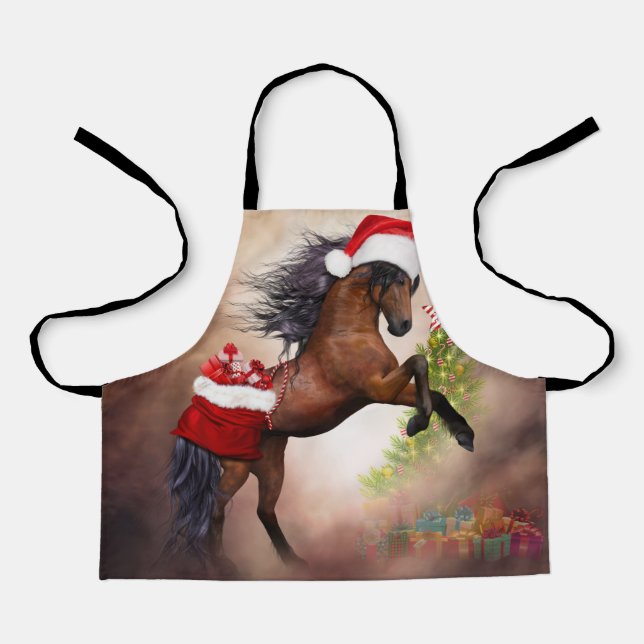 Delantal Christmas Horse (Anverso)