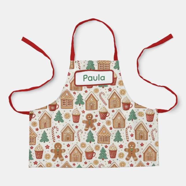 Delantal Christmas Kids Apron, Baking & Cooking Christmas (Anverso)